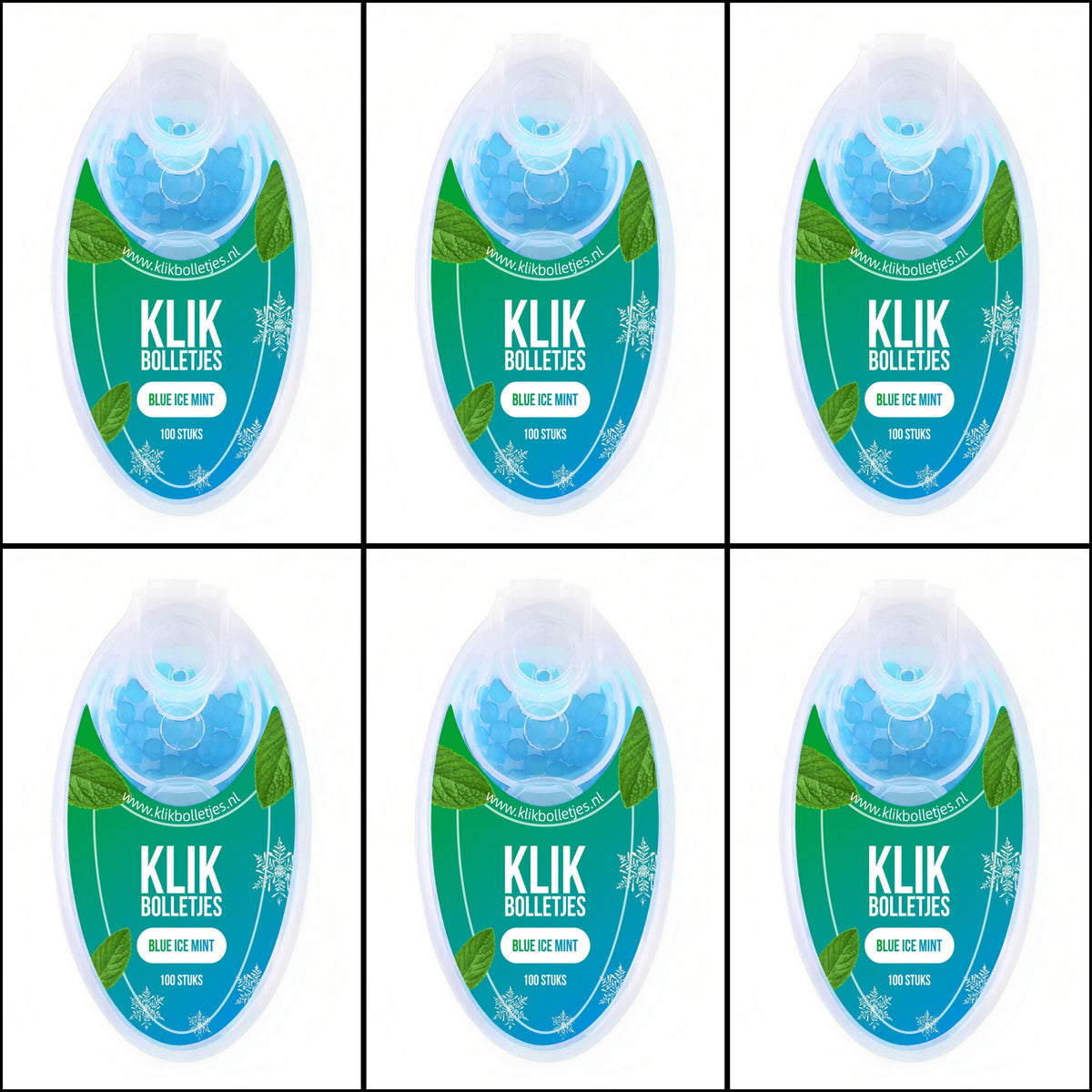 100 Blue Ice Mint Pakket
