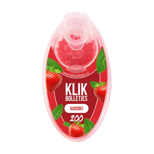 200 Klik Bolletjes Aardbei